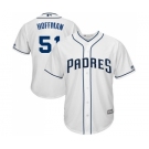 Men's Majestic San Diego Padres #51 Trevor Hoffman Replica White Home Cool Base MLB Jersey