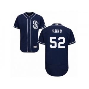 Men's Majestic San Diego Padres #52 Brad Hand Navy Blue Flexbase Authentic Collection MLB Jersey