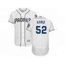 Men's Majestic San Diego Padres #52 Brad Hand White Flexbase Authentic Collection MLB Jersey