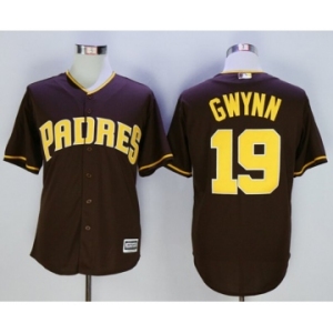San Diego Padres #19 Tony Gwynn Coffee New Cool Base Stitched MLB Jersey