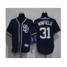 San Diego Padres #31 Dave Winfield Navy Blue Flexbase Authentic Collection Stitched MLB Jersey