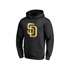 San Diego Padres Gold Collection Pullover Hoodie Black