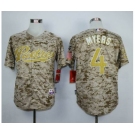 mlb jerseys san diego padres #4 myers camo