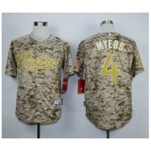 mlb jerseys san diego padres #4 myers camo
