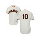 Men San Francisco Giants #10 Evan Longoria Cream Flexbase Authentic Collection Stitched MLB Jersey