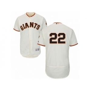 Men's Majestic San Francisco Giants #22 Jake Peavy Cream Flexbase Authentic Collection MLB Jersey