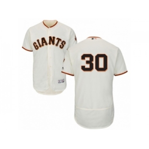 Men's Majestic San Francisco Giants #30 Orlando Cepeda Cream Flexbase Authentic Collection MLB Jersey