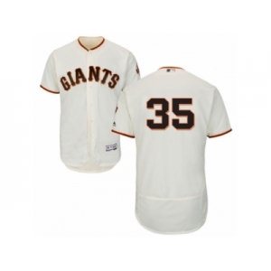 Men's Majestic San Francisco Giants #35 Brandon Crawford Cream Flexbase Authentic Collection MLB Jersey