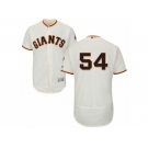 Men's Majestic San Francisco Giants #54 Sergio Romo Cream Flexbase Authentic Collection MLB Jersey