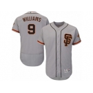 Men's Majestic San Francisco Giants #9 Matt Williams Gray Flexbase Authentic Collection MLB Jersey