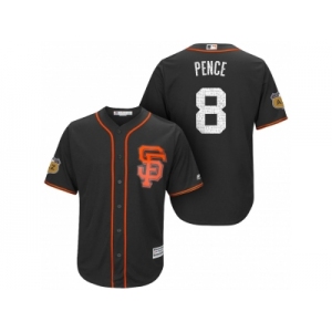 Men's San Francisco Giants #8 Hunter Pence 2017 Spring Training Cool Base Stitched MLB Jersey
