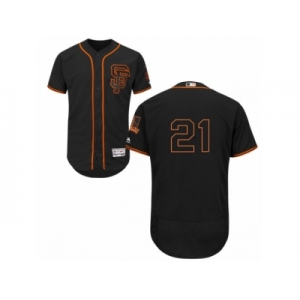 San Francisco Giants #21 Conor Gillaspie Black Men's Flexbase Collection Stitched Baseball Jersey