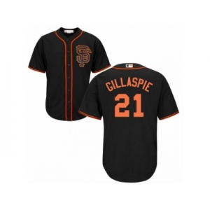 San Francisco Giants #21 Conor Gillaspie Black New Cool Base Stitched Baseball Jersey