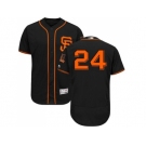 San Francisco Giants #24 Willie Mays Black Flexbase Authentic Collection Alternate Stitched MLB Jersey