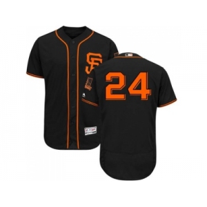 San Francisco Giants #24 Willie Mays Black Flexbase Authentic Collection Alternate Stitched MLB Jersey