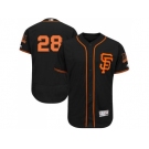 San Francisco Giants #28 Buster Posey Black Flexbase Authentic Collection Alternate Stitched MLB Jersey
