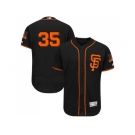 San Francisco Giants #35 Brandon Crawford Black Flexbase Authentic Collection Alternate Stitched MLB Jersey