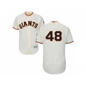 San Francisco Giants #48 Pablo Sandoval Cream Flexbase Authentic Collection MLB Jersey