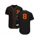 San Francisco Giants #8 Hunter Pence Black Flexbase Authentic Collection Alternate Stitched MLB Jersey