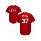 Texas Rangers #37 Jason Grilli Replica Red Alternate Cool Base MLB Jersey