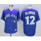 Men Toronto Blue Jays #12 Roberto Alomar Blue 2016 Official Cool Base Jersey