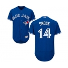 Men Toronto Blue Jays #14 justin smoak Majestic Blue Flexbase Authentic Collection Player Jersey[smoak]
