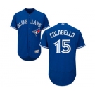 Men Toronto Blue Jays #15 chris colabello Majestic Blue Flexbase Authentic Collection Player Jersey