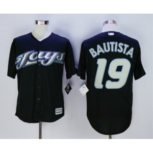 Men Toronto Blue Jays #19 Paul Molitor Black 2016 Official Cool Base Jersey