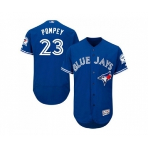 Men Toronto Blue Jays #23 Dalton Pompey Majestic Blue Flexbase Authentic Collection Player Jersey