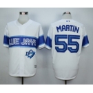 Men Toronto Blue Jays #55 Russell Martin White Exclusive 2016 Official Cool Base Jersey