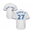 Men's Toronto Blue Jays #27 Vladimir Guerrero Jr. Replica White Home Baseball Jersey