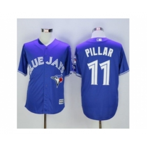 Toronto Blue Jays #11 Kevin Pillar Blue New Cool Base 40th Anniversary Stitched Baseball Jersey