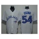 Toronto Blue Jays #54 Roberto Osuna White New Cool Base Stitched Baseball Jersey