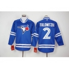 mlb jerseys toronto blue jays #2 troy tulowitzki blue long sleeve