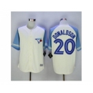 mlb jerseys toronto blue jays #20 donaldson white[2016 new]