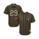 mlb jerseys toronto blue jays #29 devon travis green salute to service[travis][Canadian flag]