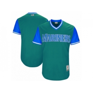 Men's 2017 Little League World Series Seattle Mariners Aqua Jersey