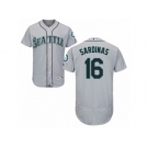 Men's Majestic Seattle Mariners #16 Luis Sardinas Grey Flexbase Authentic Collection MLB Jersey