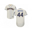 Men's Majestic Seattle Mariners #44 Taijuan Walker Cream Flexbase Authentic Collection MLB Jersey