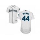 Men's Majestic Seattle Mariners #44 Taijuan Walker White Flexbase Authentic Collection MLB Jersey