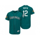 Men's Seattle Mariners #12 Leonys Martin 2017 Spring Training Flex Base Authentic Collection Stitched Baseball Jersey