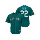 Men's Seattle Mariners #22 Robinson Cano 2017 Spring Training Cool Base Stitched MLB Jersey