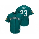 Men's Seattle Mariners #23 Nelson Cruz 2017 Spring Training Cool Base Stitched MLB Jersey