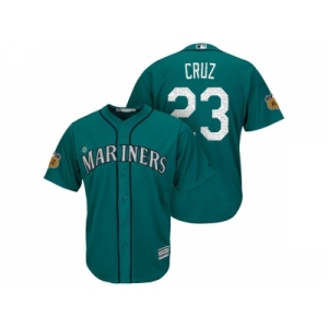 Men's Seattle Mariners #23 Nelson Cruz 2017 Spring Training Cool Base Stitched MLB Jersey