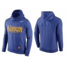 Men's Seattle Mariners Nike Blue Cooperstown Collection Hybrid Pullover Hoodie