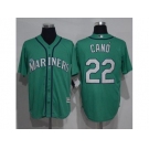 Seattle Mariners #22 Robinson Cano Green New Cool Base Stitched MLB Jersey