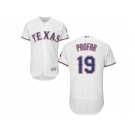 Men Texas Rangers #19 Jurickson Profar White Flexbase Authentic Collection Stitched MLB Jersey