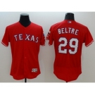 Men Texas Rangers #29 Adrian Beltre Majestic Red Flexbase Authentic Collection Player Jersey