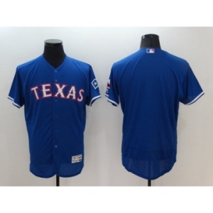 Men Texas Rangers Blank Majestic Blue Flexbase Authentic Collection Team Jersey