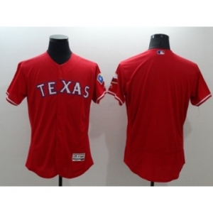 Men Texas Rangers Blank Majestic Red Flexbase Authentic Collection Team Jersey